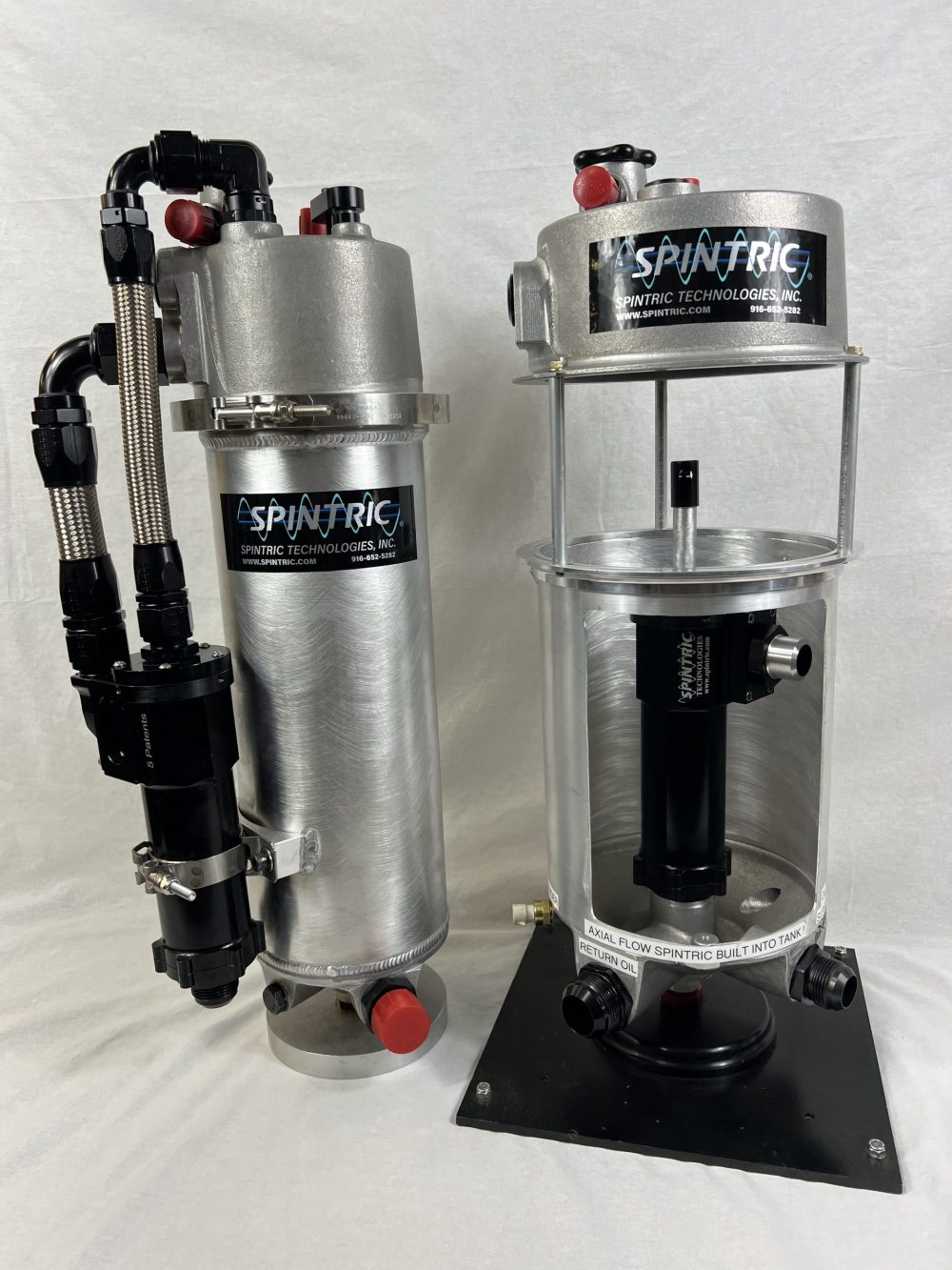 tank with Spintric inside